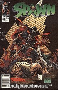 SPAWN (1992 Series) #28 NEWSSTAND Very Fine Comics Book