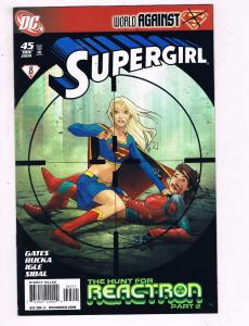 Supergirl #45 VF DC The Hunt For Reactron Pt. 2 Comic Book Gates Igle 2009 DE10