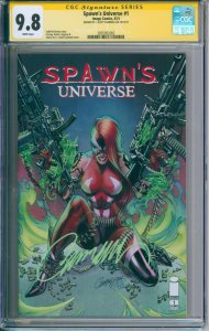 Image Spawn's Universe #1 CGC Signature Series 9.8 Signed J. Scott Campbell