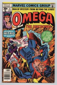Omega The Unknown #8 (Marvel, 1977) VG/FN 