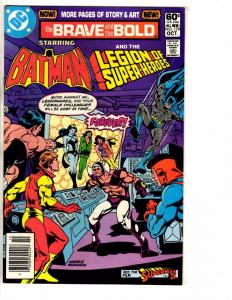 5 Brave & The Bold DC Comic Books # 176 177 178 179 180 Batman Hawkman Atom TW57