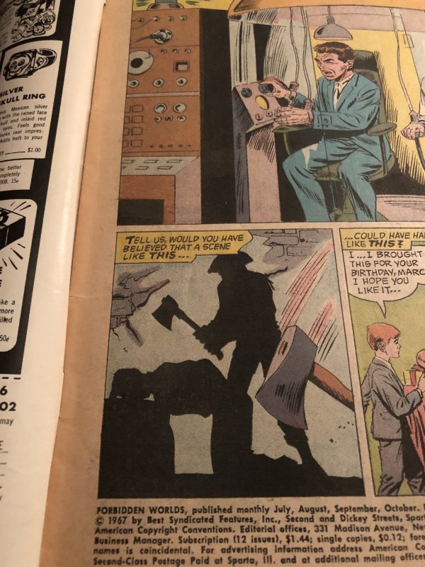 Forbidden Worlds,VG,#144, some Constanza art,Wahl cover!