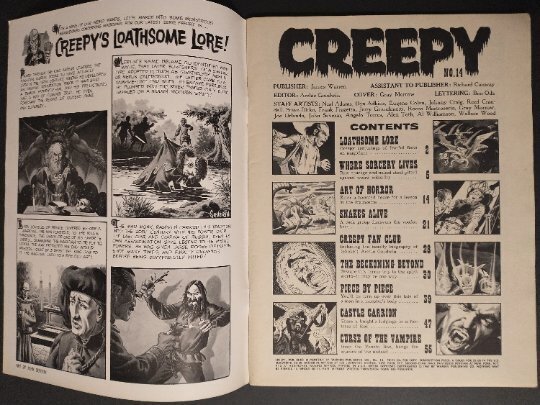 Creepy Issue 14 (1967), VF- (7.5) Neal Adams' First Warren