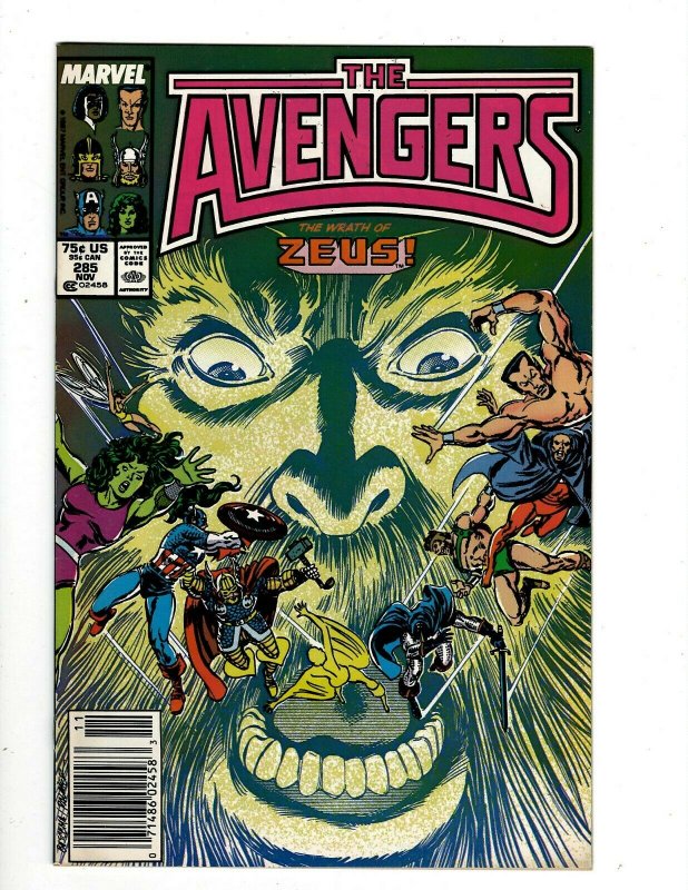 12 The Avengers Comics #285 286 287 288 291 292 293 294 295 296 297 298 GB2