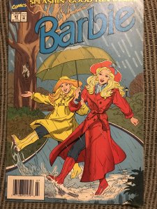 BARBIE #43 newsstand : Marvel comics July 1994 VG+; singing in rain cover