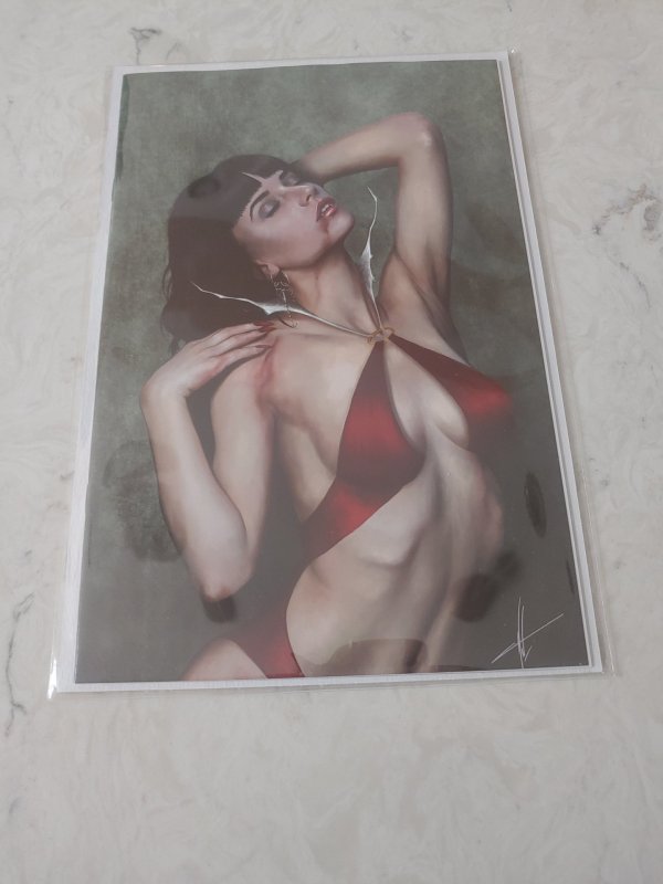 VAMPIRELLA #12 CARLA COHEN Color VIRGIN EXCLUSIVE VARIANT COA