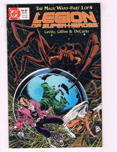 Legion Of Superheroes #62 VF DC The Magic Wars Pt.3 Comic Book Levitz 1989 DE13