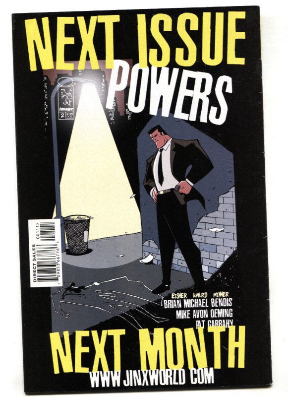 Powers #1 - 2000 - Image - VF/NM - comic book