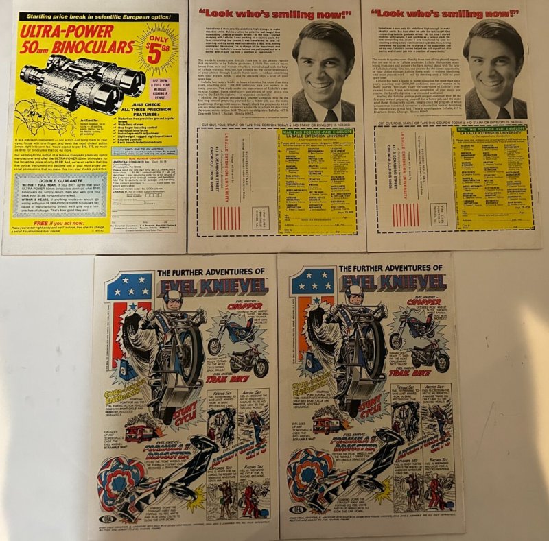 *Daredevil Marvel 126fn, 127vgf, 128nm-, 129nm-*, 130nm-*