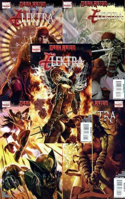 ELEKTRA DARK REIGN (2009)1-5 Complete Dark Reign tie-in COMICS BOOK