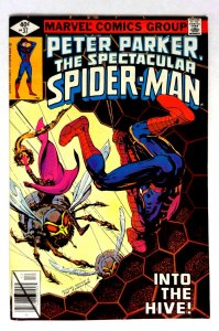 Peter Parker, the Spectacular Spider-Man #37 (1979) VF/NM Swarm Marvel