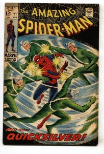 Amazing Spider-Man #71 -- comic book -- 1969 -- Quicksilver -- Marvel Silver-...