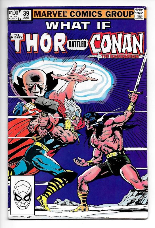 What If? #39 Thor Battled Conan (Marvel, 1983) FN/VF