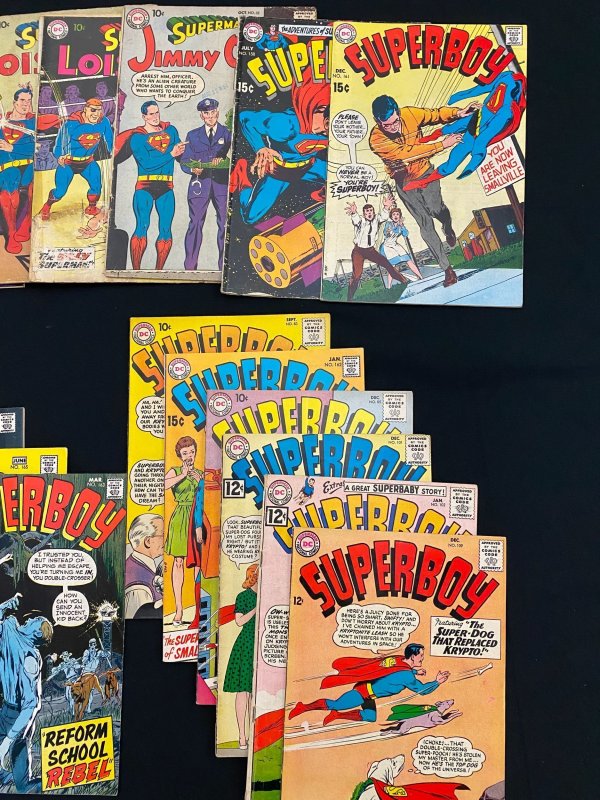 Superboy,  Lois Lane,  Jimmy Olsen - 19 book lot