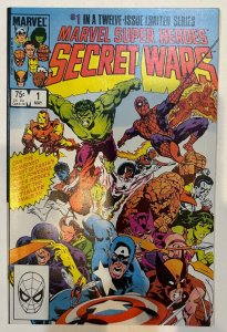 (1984) Marvel Super Heroes Secret Wars #1 BLUE & WHITE GALACTUS ERROR VARIANT