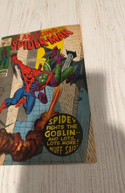The Amazing Spider-Man #97 (1971)spidey fights the goblin drug issue no comiccod