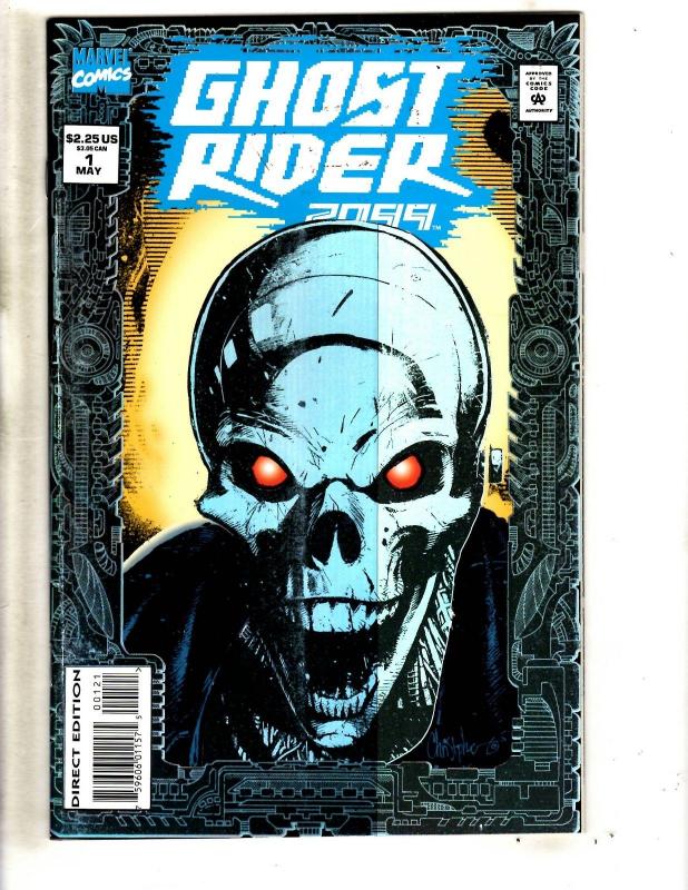 6 Marvel Comic Books Ghost Rider # 44 50 + Blaze # 18 + 2099 # 1 (2) 2 J295