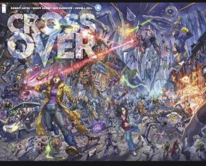 CROSSOVER #4 ALAN QUAH CONNECTING COVER SET W/MATCHING NUMBERED COA  IMAGE.