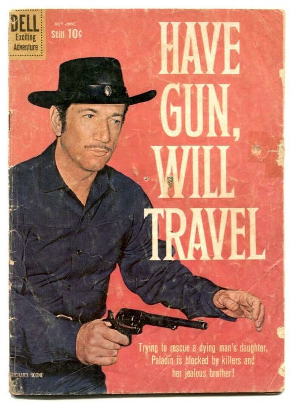 Have Gun Will Travel #7 1960- Dell western- Richard Boone- reading copy