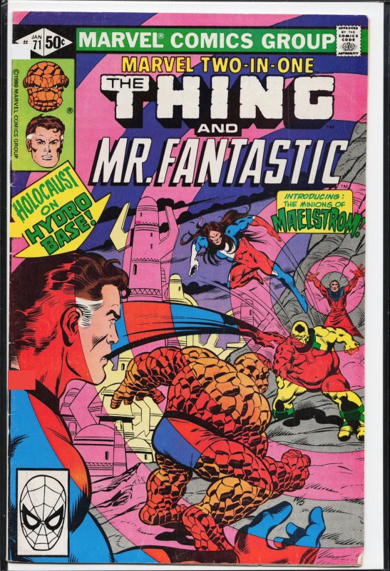 Marvel Two-in-One #71 (1981) Mister Fantastic [Key Issue]