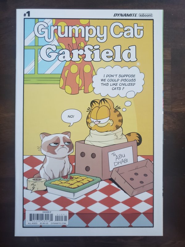 Grumpy Cat Garfield 1 Cover F Comic Strip Phil Murphy