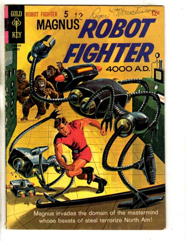 Magnus Robot Fighter # 11 VG/FN Gold Key Silver Age Comic Book 4000 AD JL3