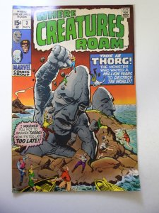 Where Creatures Roam #3 (1970) FN Condition