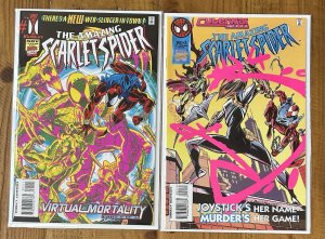 Amazing Scarlet Spider #1,2 NM Set 1995 Marvel Comics Spider-Man