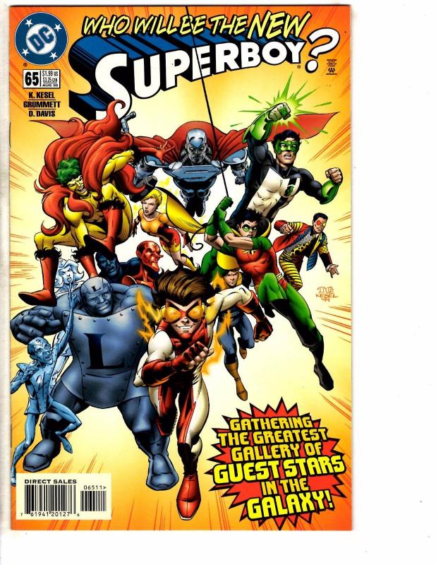 9 Superboy DC Comic Books # 56 57 58 59 61 62 63 64 65 Flash Superman Arrow J214