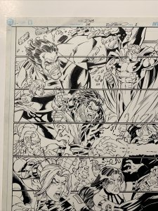 Dv8 28 Original Art Page 1 Huge Splash Image Comics Al Rio