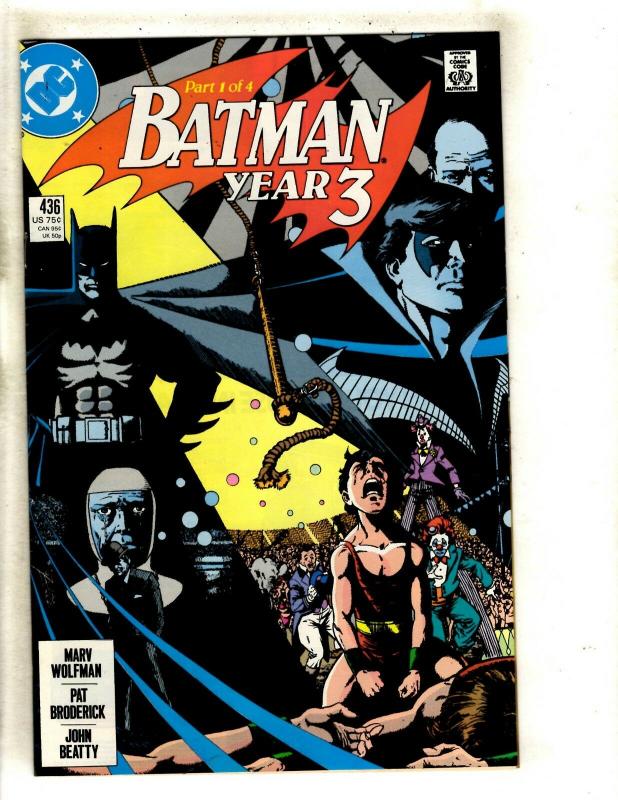 11 DC Comics Batman # 433 434 435 436 437 438 439 Babylon 5 #1 2 3 Talos #1 JF14