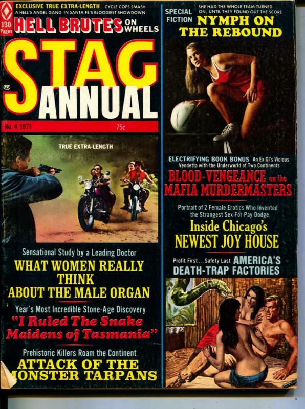 Stag Annual-1971-Pussycat-Motorcycles-Mafia-Sex-Adventure 