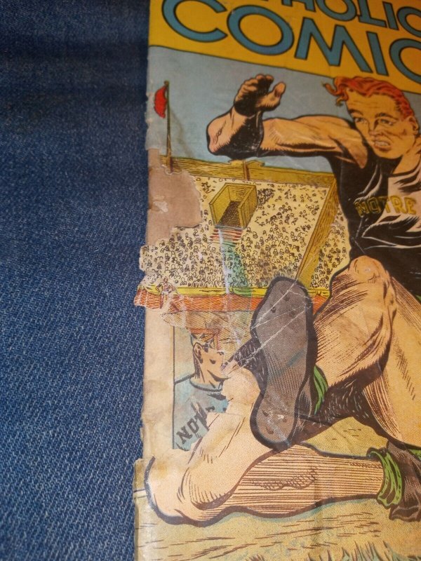 Catholic Comics Volume 1 #12 approved reading 1947 golden age notre dame cover