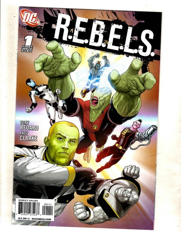 Lot Of 15 Rebels DC Comic Books # 1 2 3 4 5 6 7 8 9 10 11 12 13 14 1 CJ10