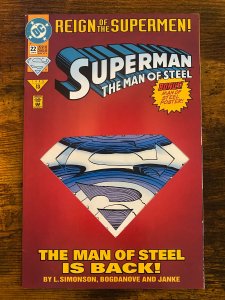 Superman: The Man of Steel #22 Die-Cut Cover (1993)