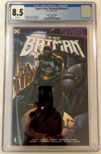 1ST JACE FOX AS NEXT BATMAN (Future State) #1 CGC 8.5 VF+ Lashley trade variant