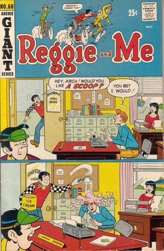 Reggie and Me #60 GD ; Archie | low grade comic February 1973 Ice Cream Cover
