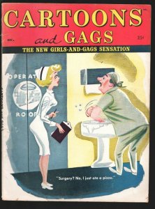 Cartoons and Gags 12/1961Spicy & off-color cartoons and jokes-Art by Bob Tupp...
