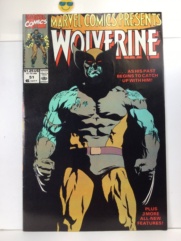 Marvel Comics Presents #51 (1990) Rob Liefeld Art Wolverine