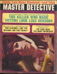 Master Detective 9/1965-TD Pubs-strangulation-pulp crime-DL Champion-VG
