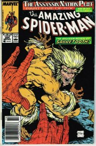 Amazing Spider Man #324 (1963) - 6.5 FN+ *Sabretooth/McFarlane Cover* Newsstand