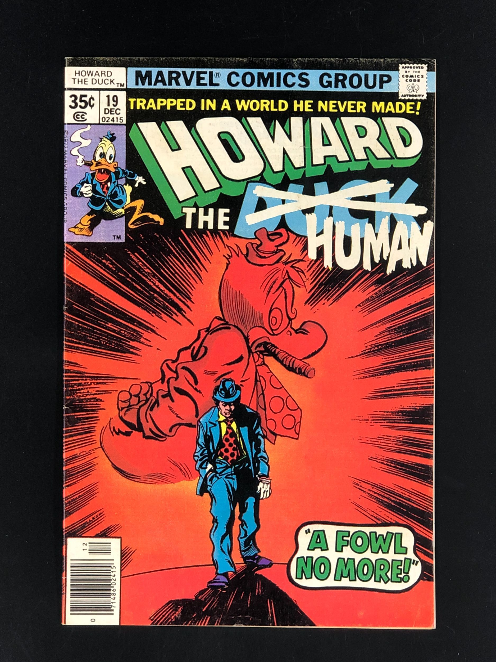 Howard The Duck 19 1977 Vf A Fowl No More Comic Books Bronze Age Marvel Howard The