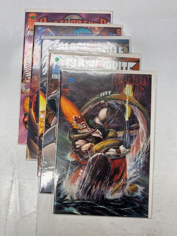 5 IMAGE comic book BattleStone #1 2 Black White #1 2 Blood Wulf #3 53 KM41