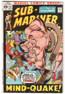 Sub-Mariner #43 (1971) Namor the Sub-Mariner