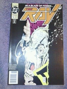 The ray SIGNED joe quesada #5 dc comics super rare vintage 1980's comic book