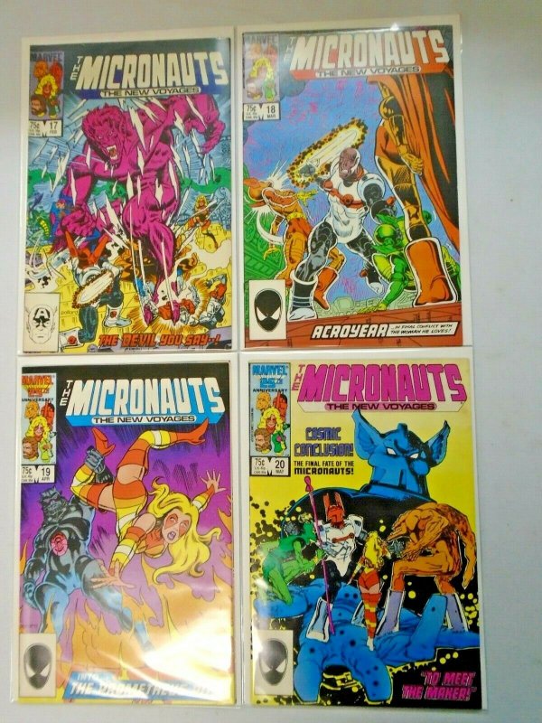 Micronauts The New Voyages Comic Lot Set #1-20 Average 8.5 VF+ (1984)