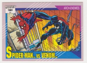 1991 Marvel Universe #91 Spider-Man vs Venom
