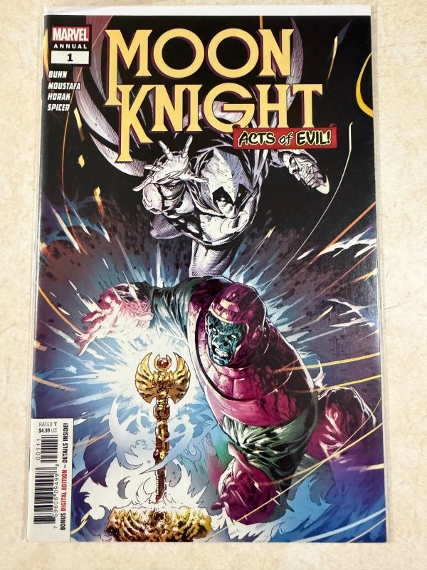 Moon Knight Modern Comic Lot #1 #2 #10 #14 #194 Annuals Marvel Raw