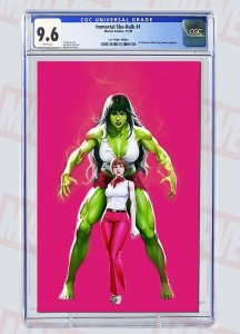 IMMORTAL SHE-HULK 1 Hot CGC 9.6 INHYUK LEE HMG VIRGIN VARIANT Fantastic Avengers