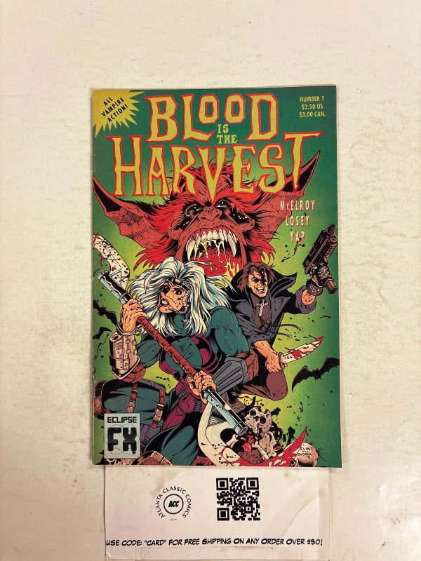 Blood is the Harvest #1 NM Eclipse FX Comic Books McElroy Losey Yap 20 HH111